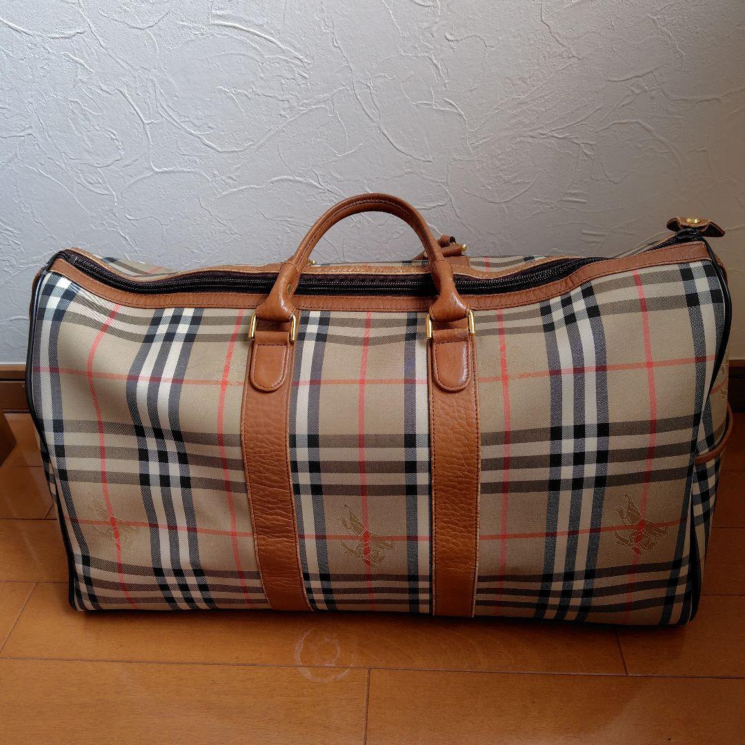【BURBERRY】ボストンバッグ＆シューズ入れ ゴルフ用
