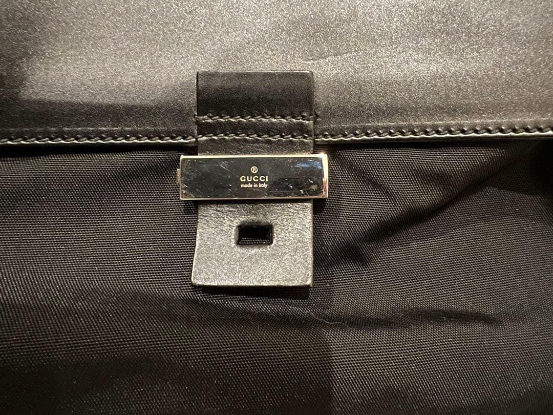 グッチ　旅行バッグ　ボストンバッグ　 ナイロン×レザー