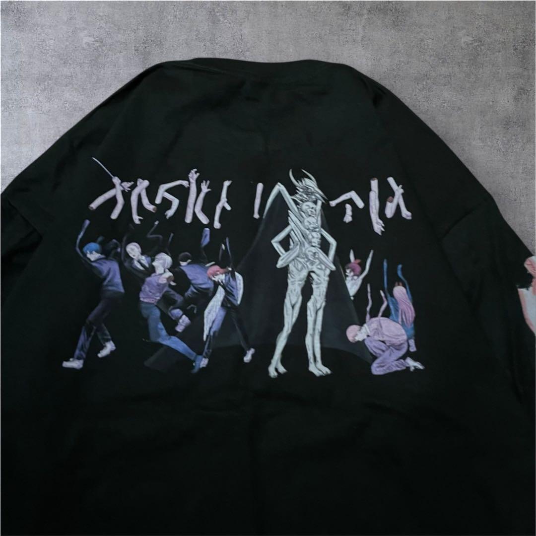 チェンソーマン マキマ Tシャツ ロンT アニメ プリント ブラック 闇の悪魔