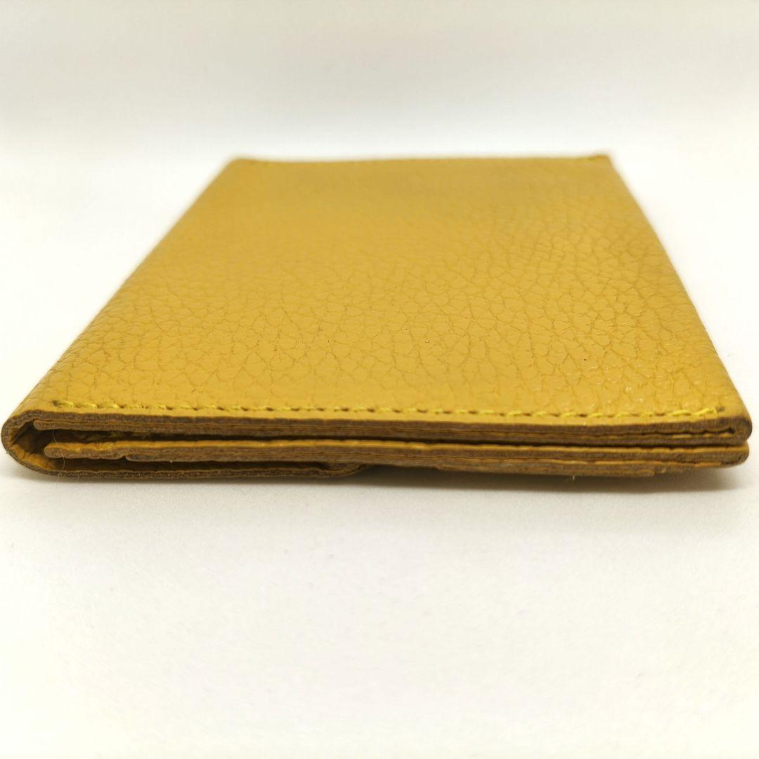 美品【定価16,500円】chi.wata(チワタ）コンパクト財布金運イエロー