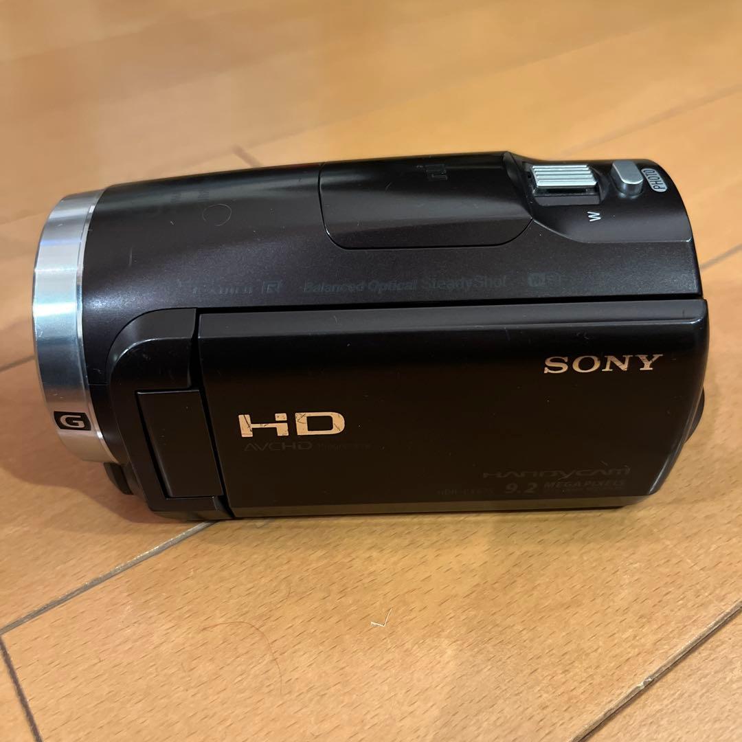SONYビデオカメラフルセット(本体、バッテリー、SD32GB、充電器、ケース)