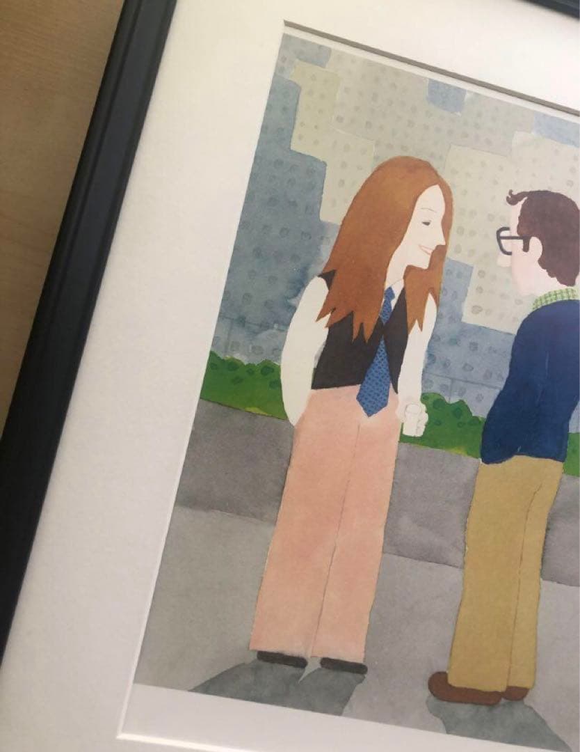 PK額装品 和田誠 映画 アニーホール A3額入 ポスター風 ダイアンキートン