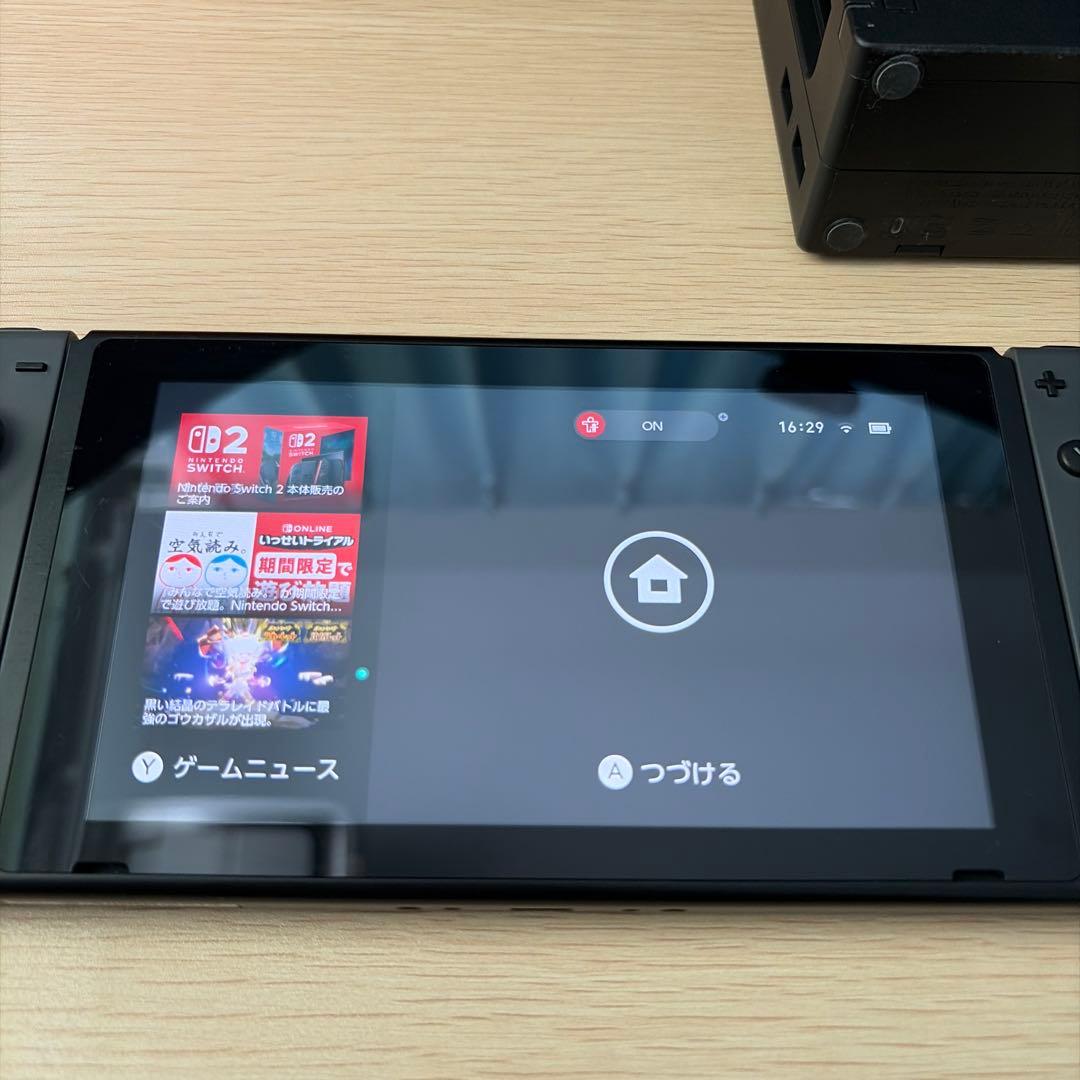 Nintendo switch 本体 HAC-001 バッテリー強化版　グレー