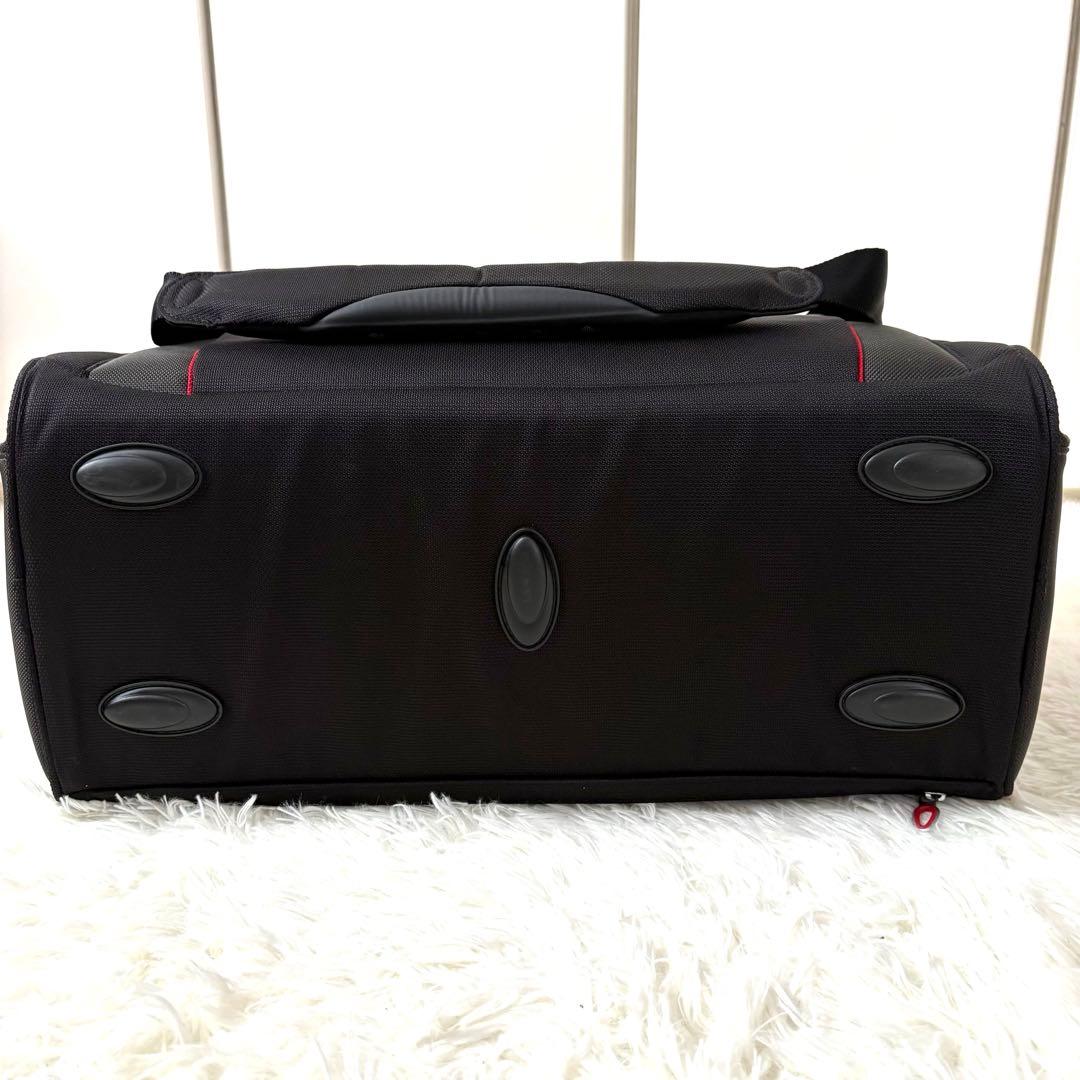 美品☆TUMI トゥミ ナイロン ボストンバッグ 2way ゴルフ 旅行 黒　赤