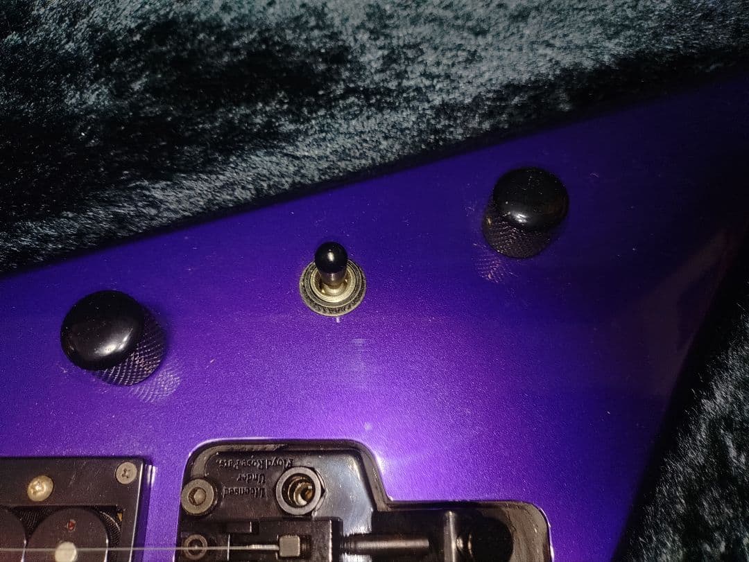 Jackson kv エレキギター 紫 新古品？　日本製　1997年製
