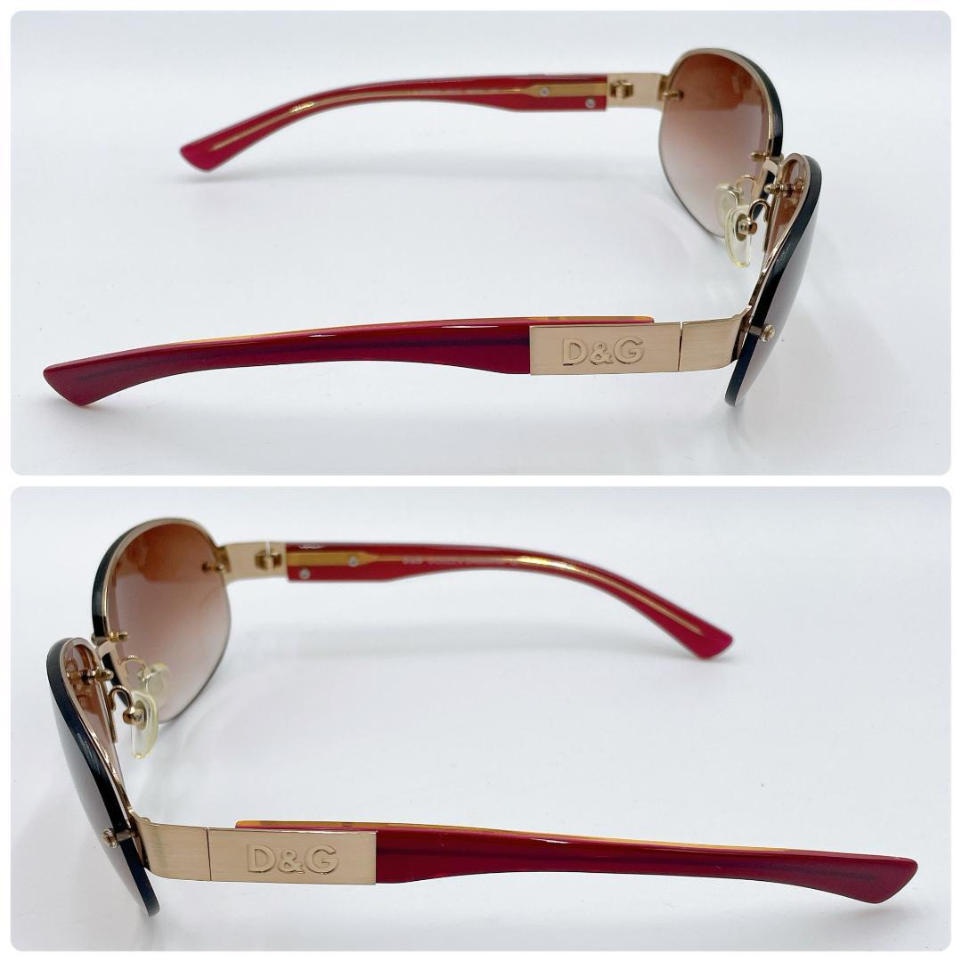 良品 DOLCE&GABBANA オーバル サングラス ドルガバ　m504