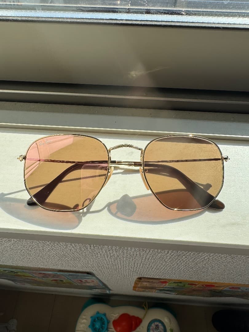Ray-Ban (レイバン)RB3548-N ヘキサゴナルピンクサングラス