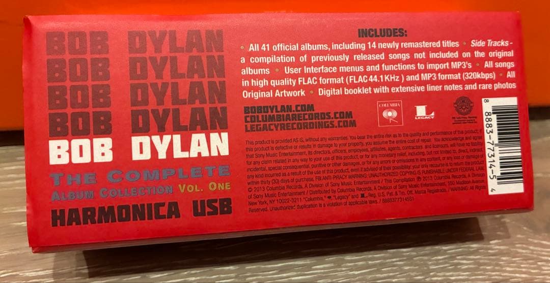 Bob Dylan ハーモニカ型USB Complete Album vol.1