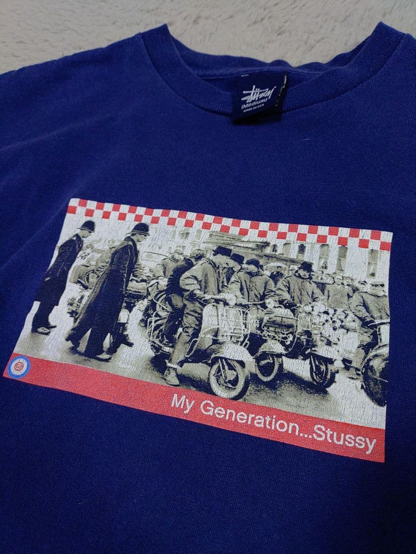 old Stussy My Generation 紺タグ　USA製