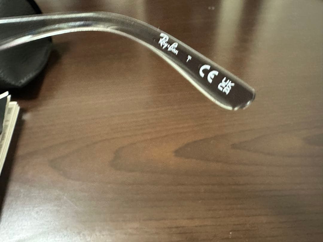 Ray-Ban クリアブラック サングラス ケース付き