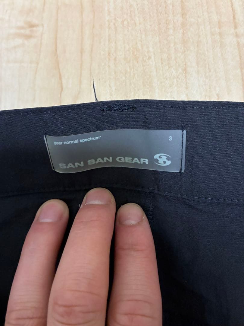 san san gear パンツ　ボトムス　ブラック