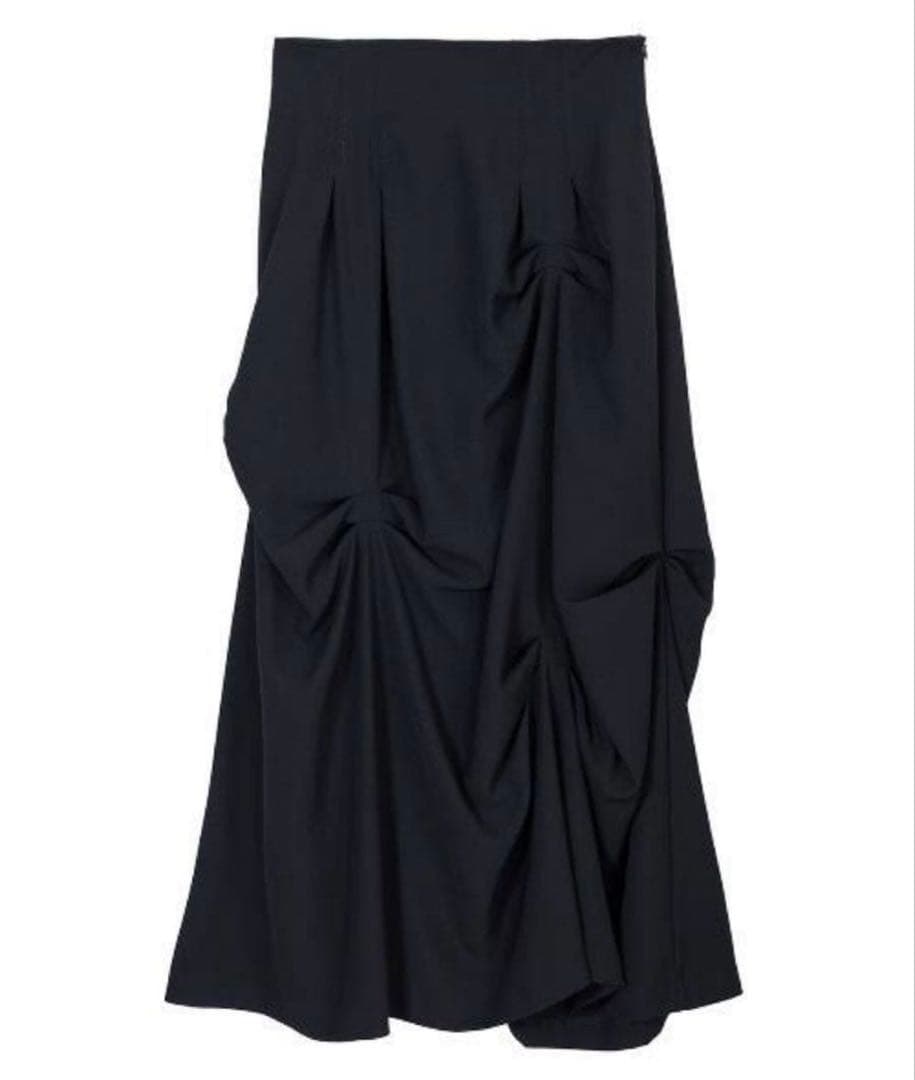 【美品】 AMERI RANDOM TUCK HEM SKIRT