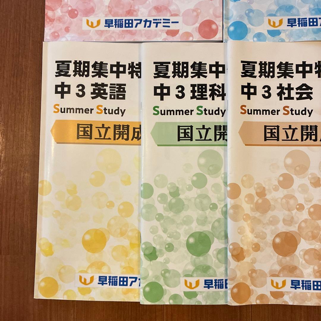 夏期集中特訓中3 国立開成必勝