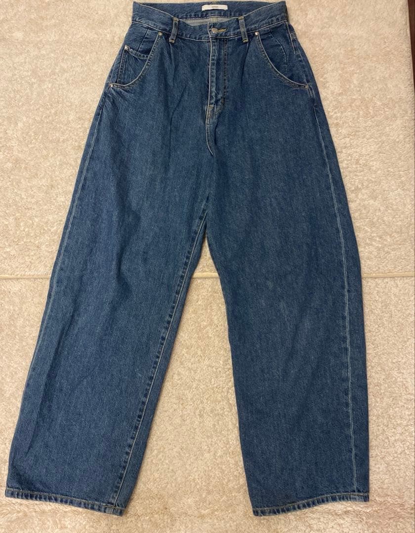 【完売商品】＜ASTRAET＞CO タック ワイド デニムパンツ
