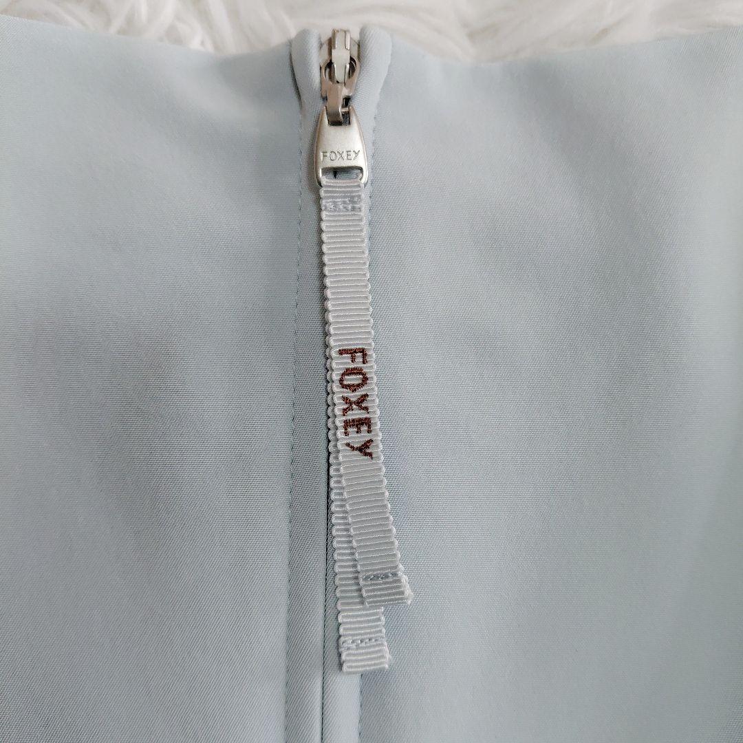 極美品✨フォクシー LADY CHIC 光沢 ワンピース ドレス ストレッチ38