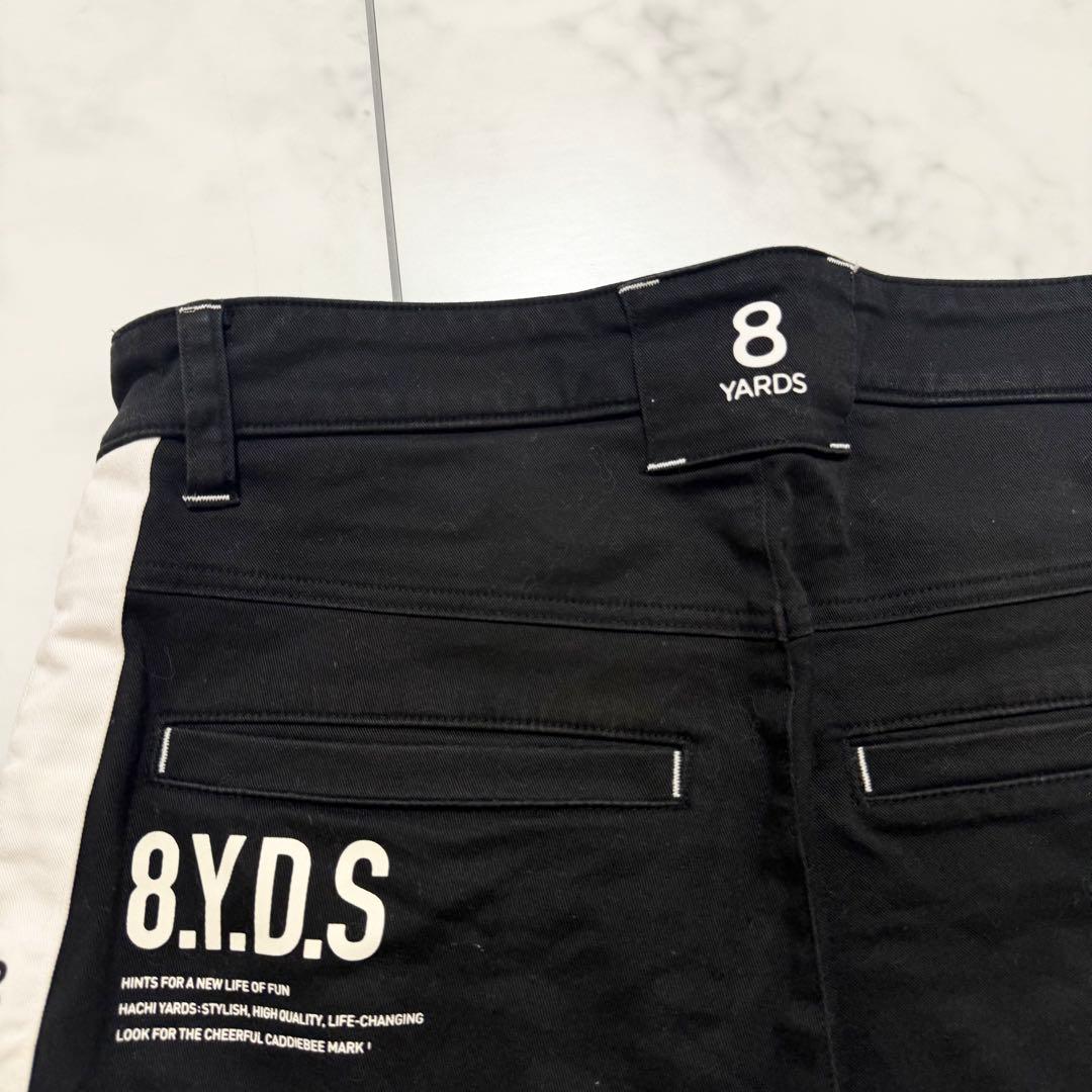 8YARDS ハチヤーズ ゴルフ ウェア　ハーフパンツ　黒　ブラック　S