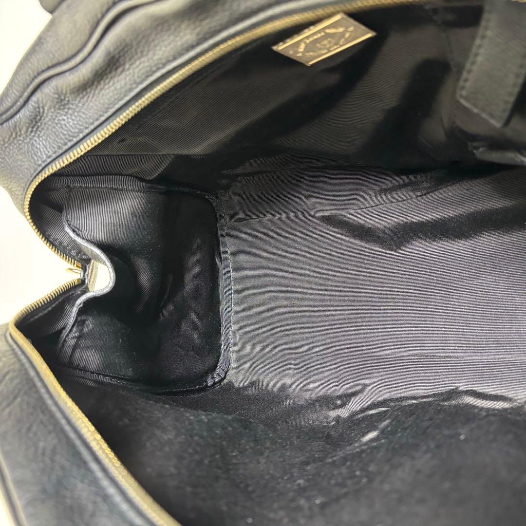 ✨未使用級✨BALLY バリー レザー ボストン ハンドバッグ 南京錠 ブラック
