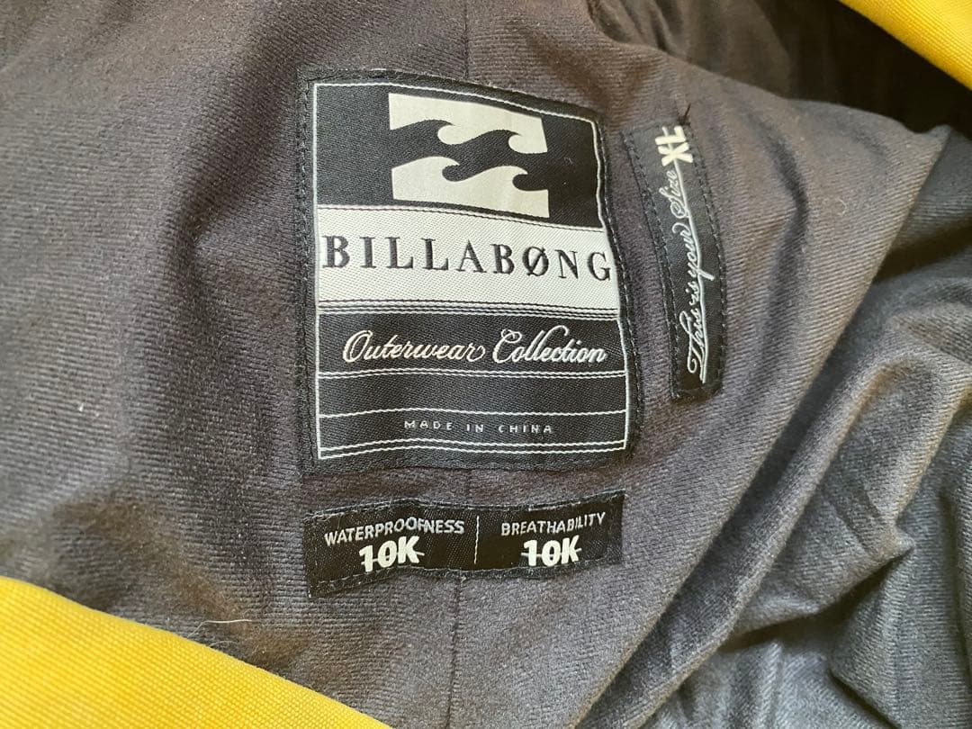 BILLABONG ビラボーン　ビブパンツ　マスタード　xl