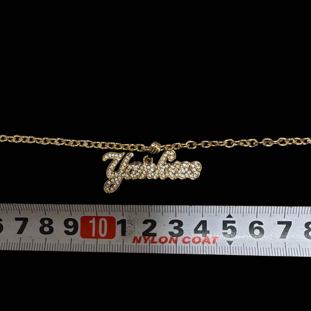MLB ニューヨーク・ヤンキース ネックレス ゴールド 箱タグ付 未使用　WBC