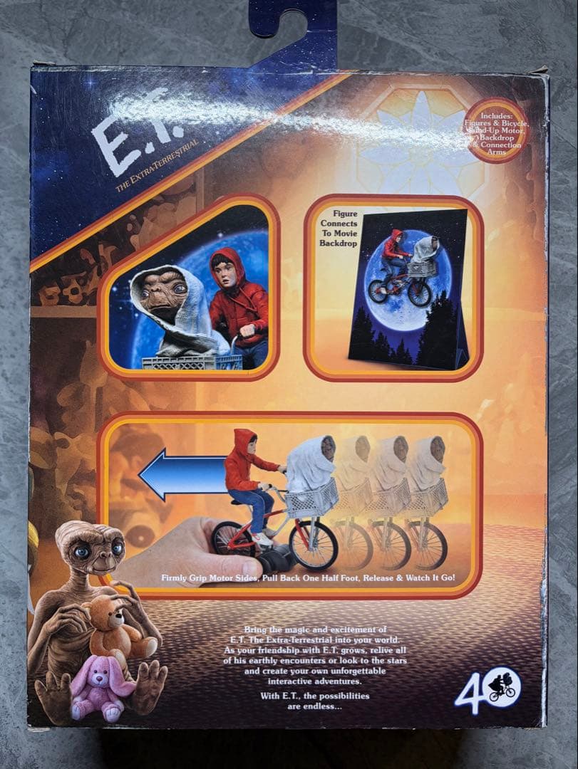 未開封　E.T. & Elliott with Bicycle 40周年記念版