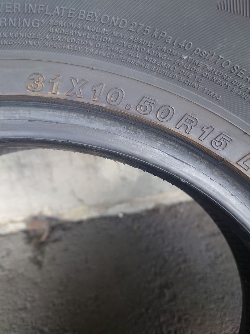 ヨコハマ　GEOLANDER　A/T 31×10.50 R15 LT