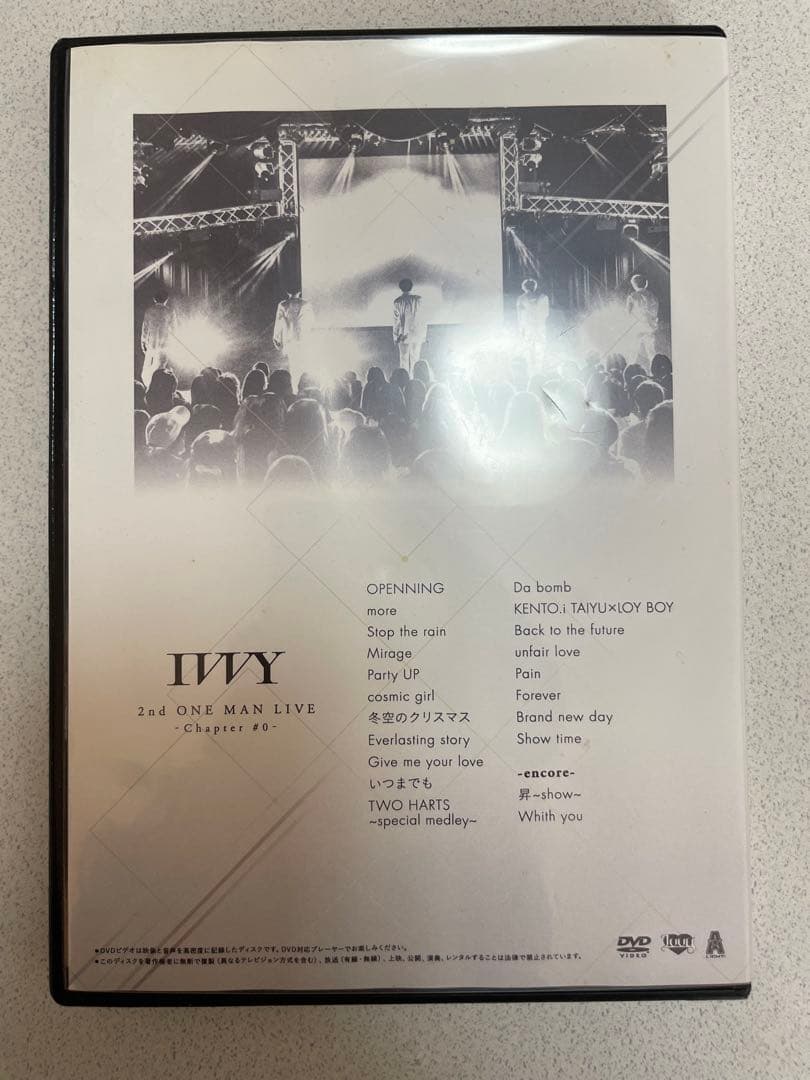 ミュージック IVVY 2nd ONE MAN LIVE DVD