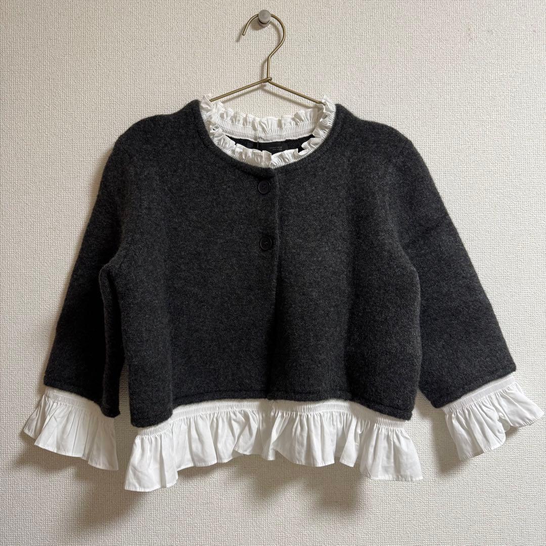 タグ付き新品未使用 ZARA ポプリンコンビニットジャケット S