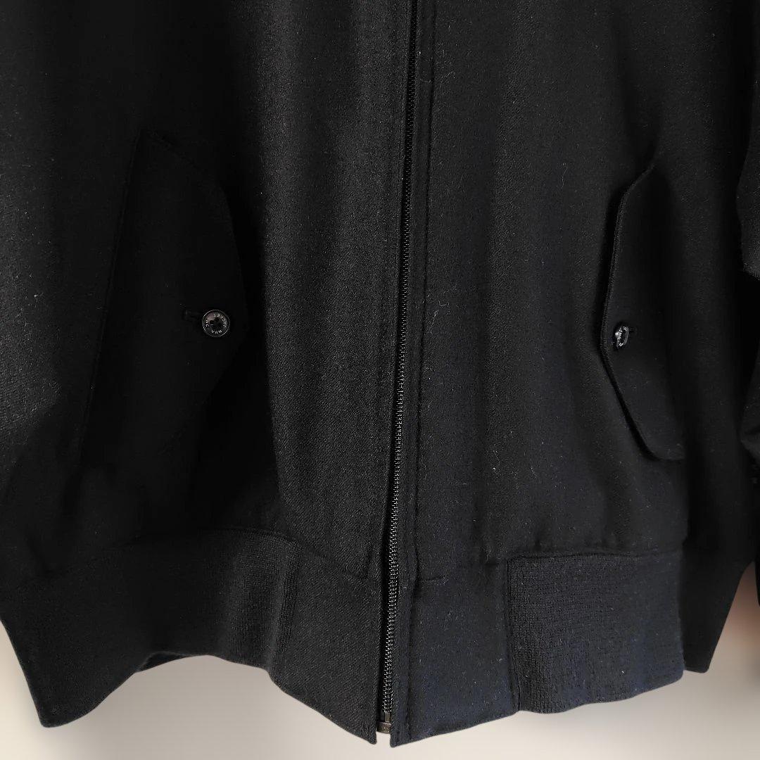 VAN JACKET ウール スウィングトップブルゾン　黒 サイズＬ