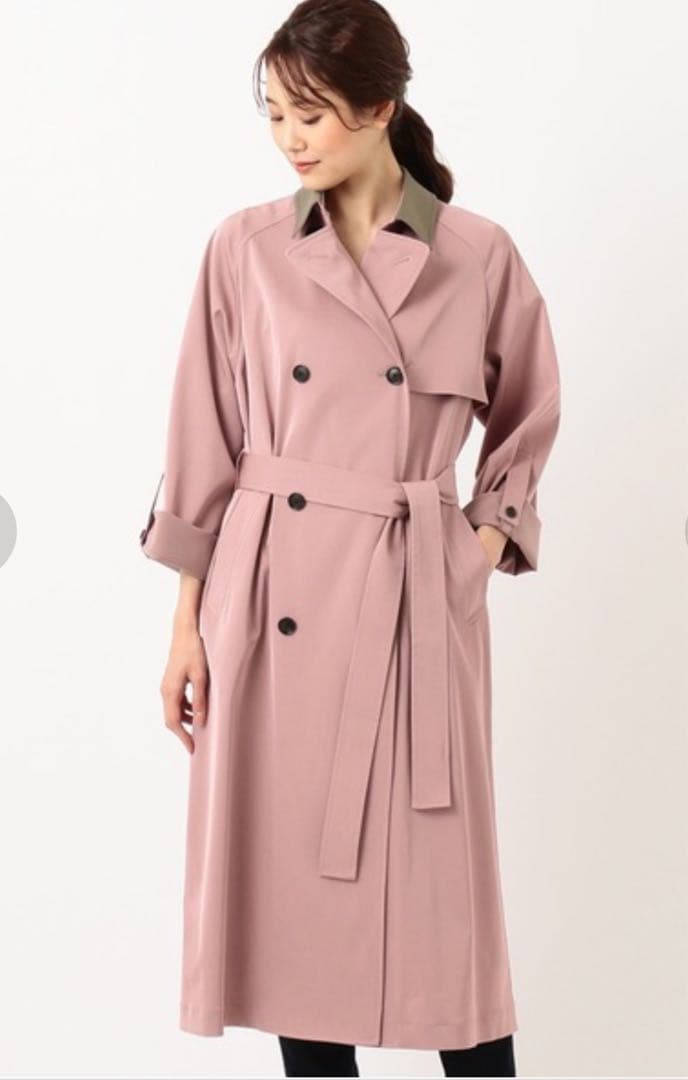 Paul Smith ポールスミス ストレッチツイルカラー トレンチコート42L