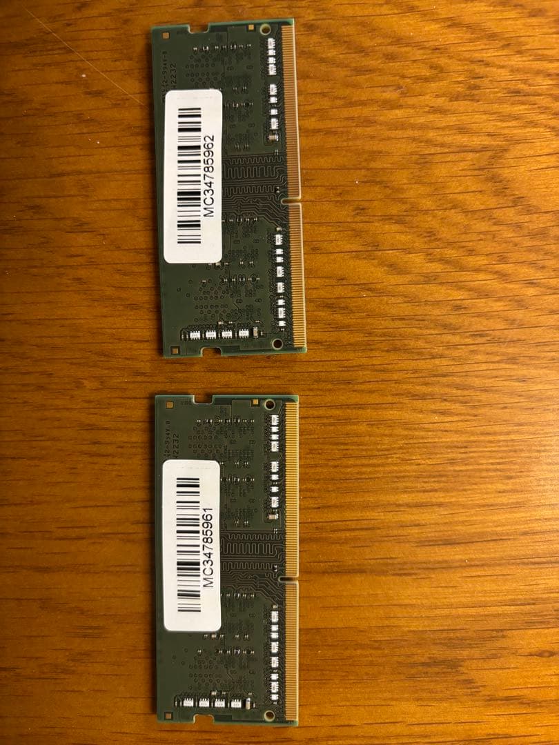 Kingston メモリ　8GB 2枚セット