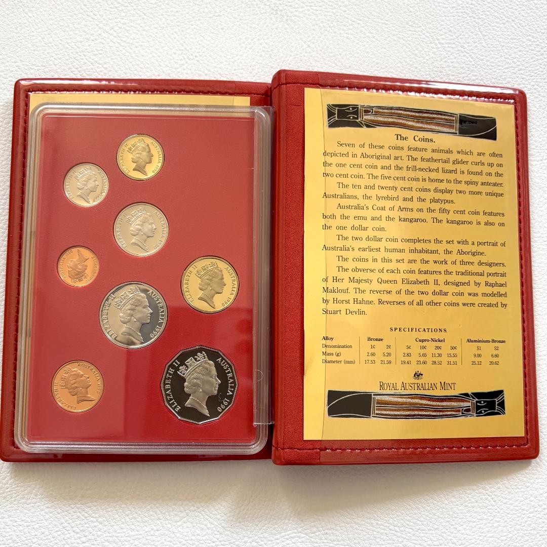 希少！ロイヤルオーストラリアン　記念硬貨セット　ミントセット　1990年