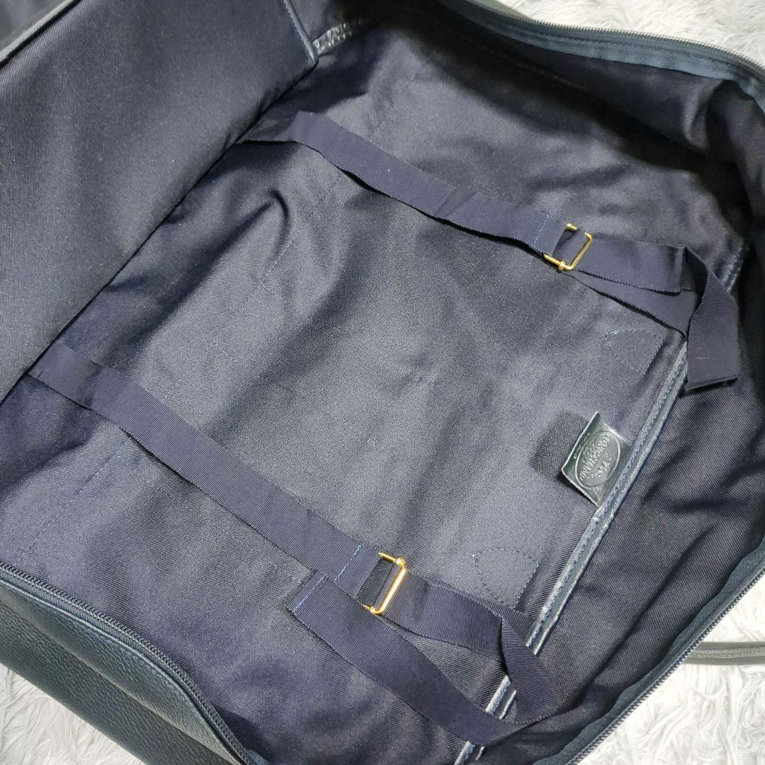 美品 ロンシャン ブリーフケース ビジネスバッグ シボ革 フランス製 チャーム