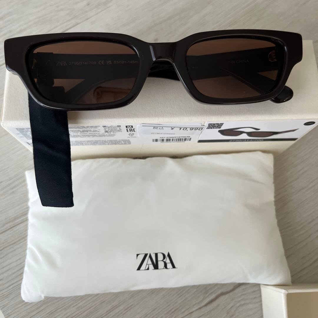新品‼︎ZARA 2025aw スクエア型 サングラス