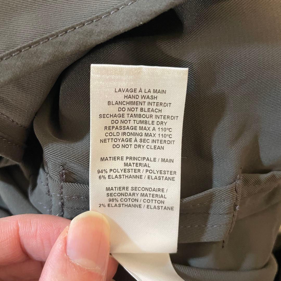 See by Chloé トレンチコート グレー ベルト付き ロング丈 中古