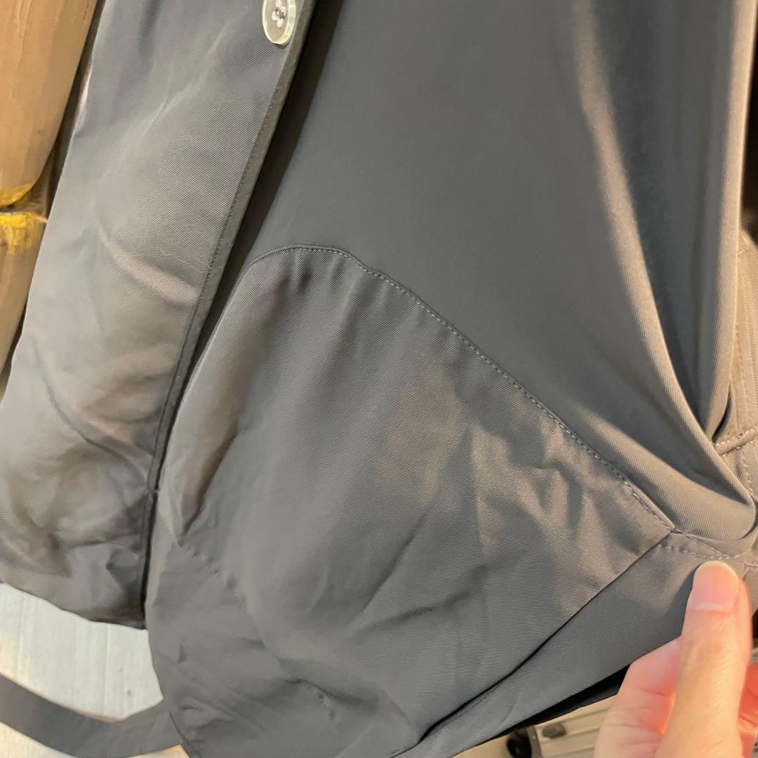 See by Chloé トレンチコート グレー ベルト付き ロング丈 中古