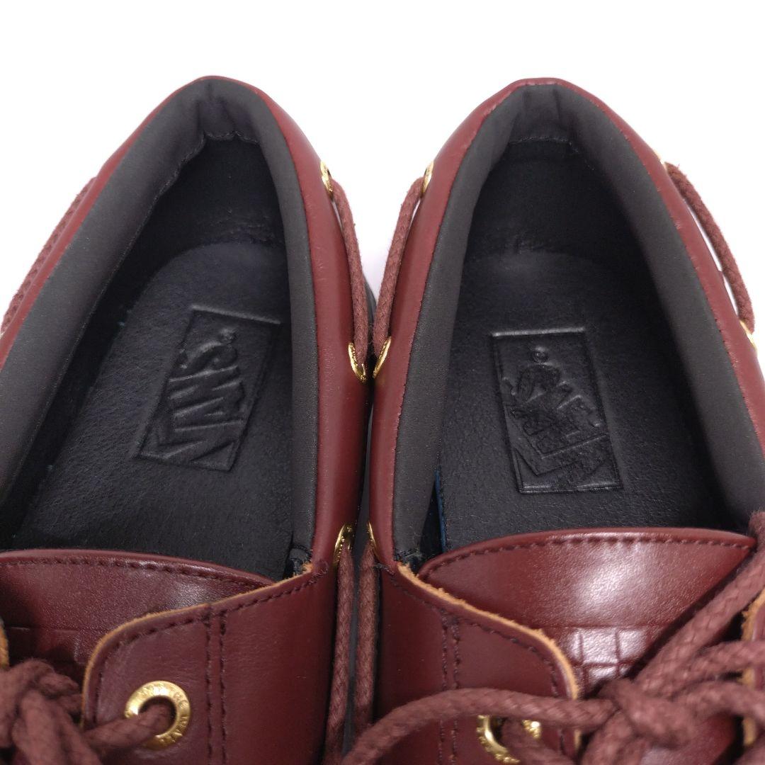 未使用 VANS デッキシューズ バンズ 革靴 V176CF 2 EYELET