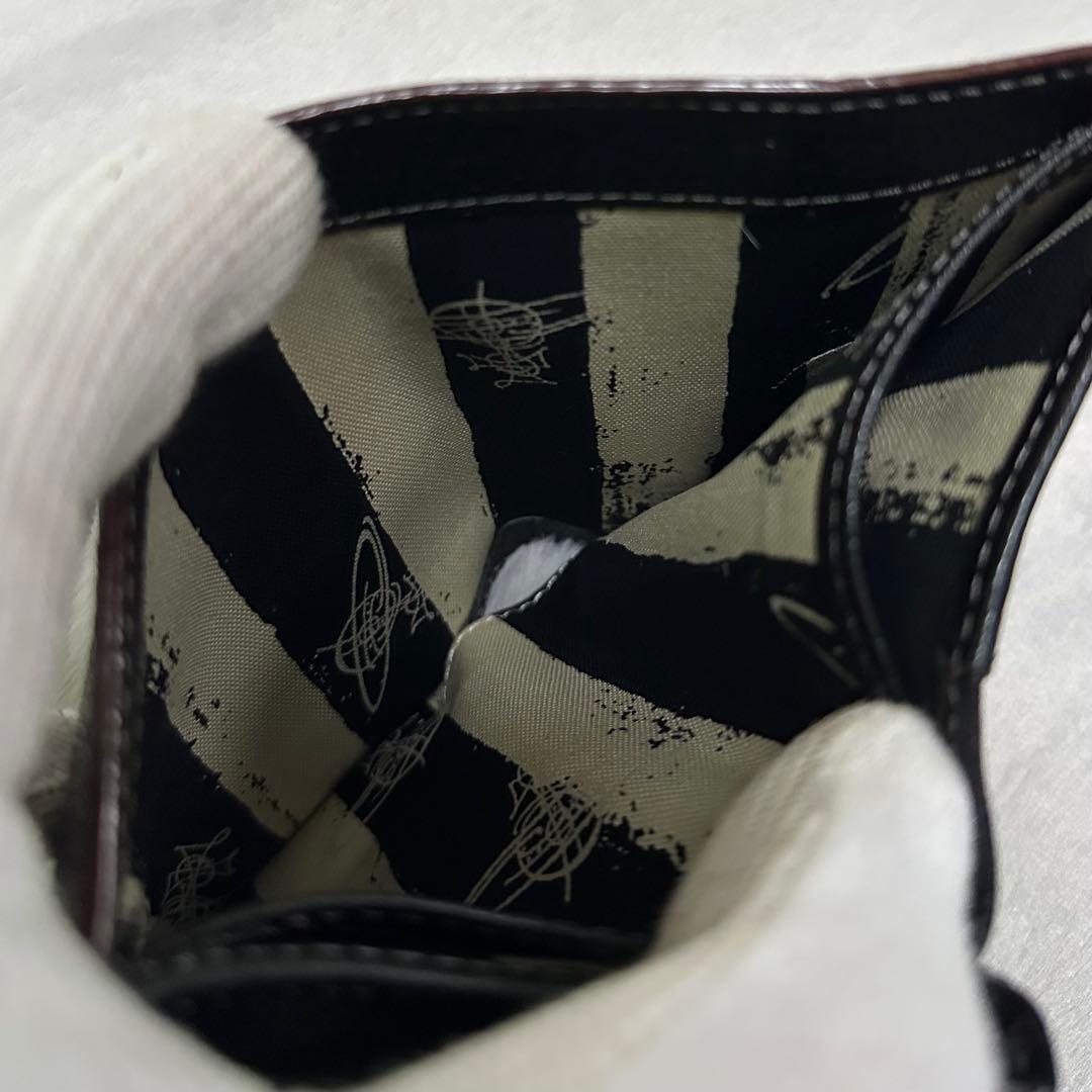 Vivienne westwood オーブロゴ　折り財布　ラウンドジップ
