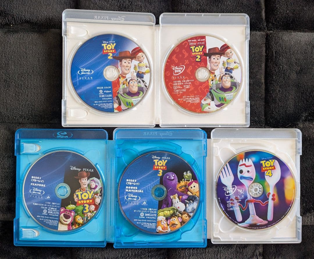 トイストーリー Blu-ray DVD 全3巻セット 3本