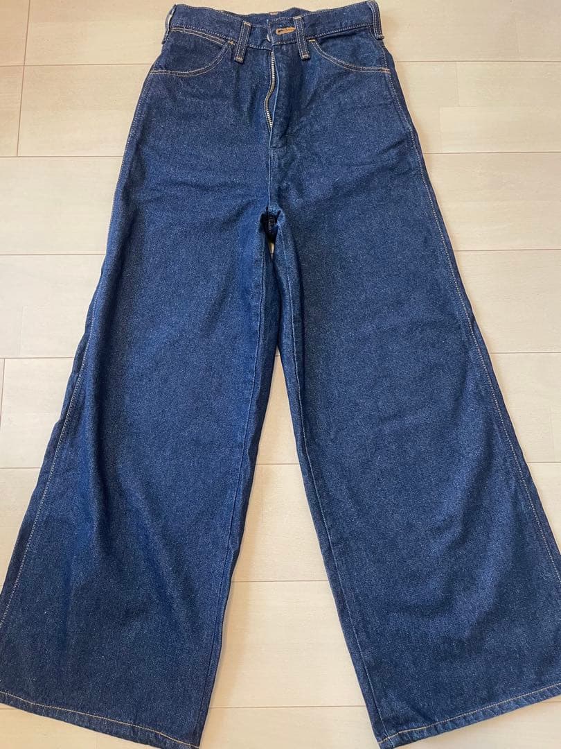 【美品】NOBLE_ハイウェストバギーデニム
