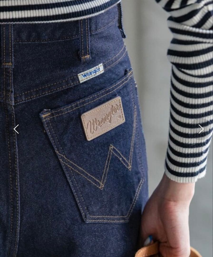 【美品】NOBLE_ハイウェストバギーデニム
