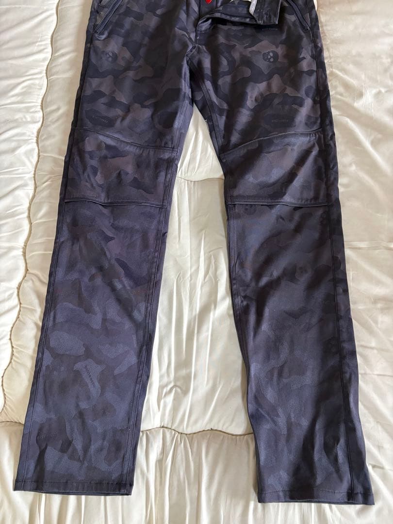 MARK&LONA カモフラパンツ XL ネイビー