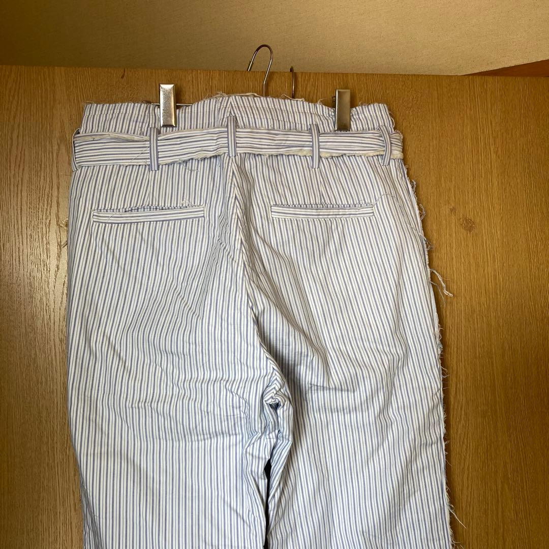 MIDORIKAWA 20AW コットンパディングストライプパンツ