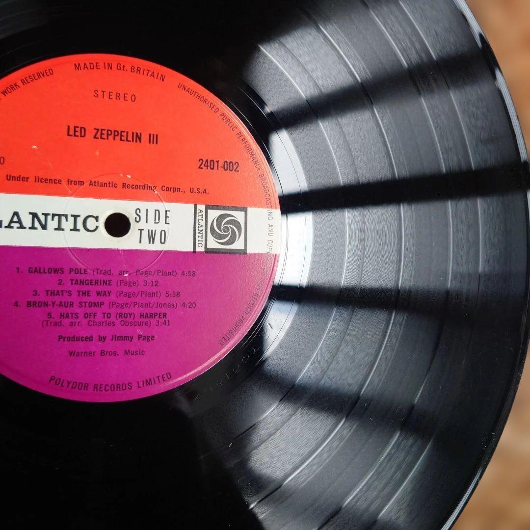 UK初回盤Led Zeppelin III