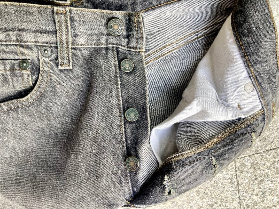 大幅値下美品90s vintage Levi'sリーバイスブラックデニム501