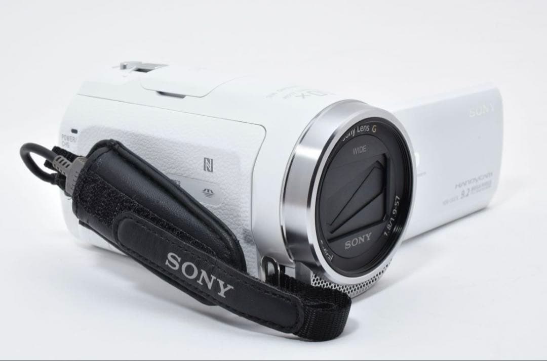 SONY HDR-CX675 ホワイト ハンディカム フルHD ビデオカメラ