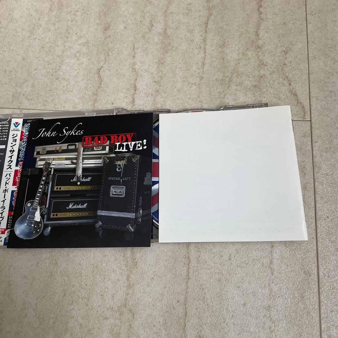 John Sykes BAD BOY LIVE! ジョンサイクス！ブルーマーダー
