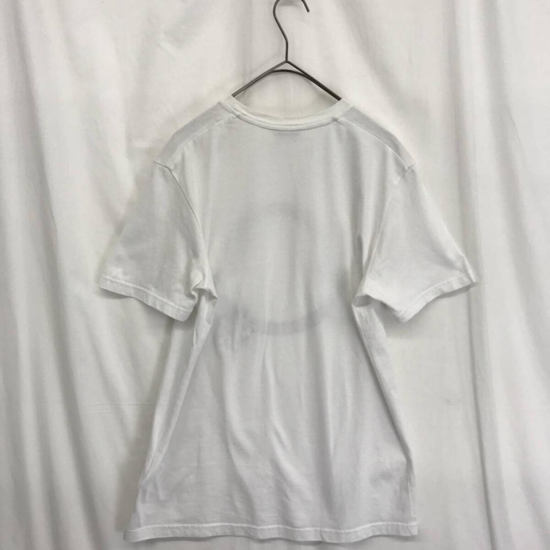 MONCLER : T-SHIRT GIROCOLLO ビーズロゴ刺繍●XS●白