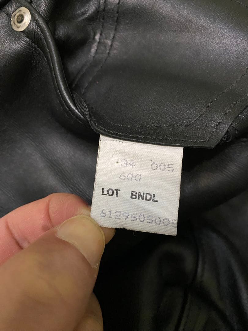 サイズ34 schott 600 レザーパンツ 革パン 米国製