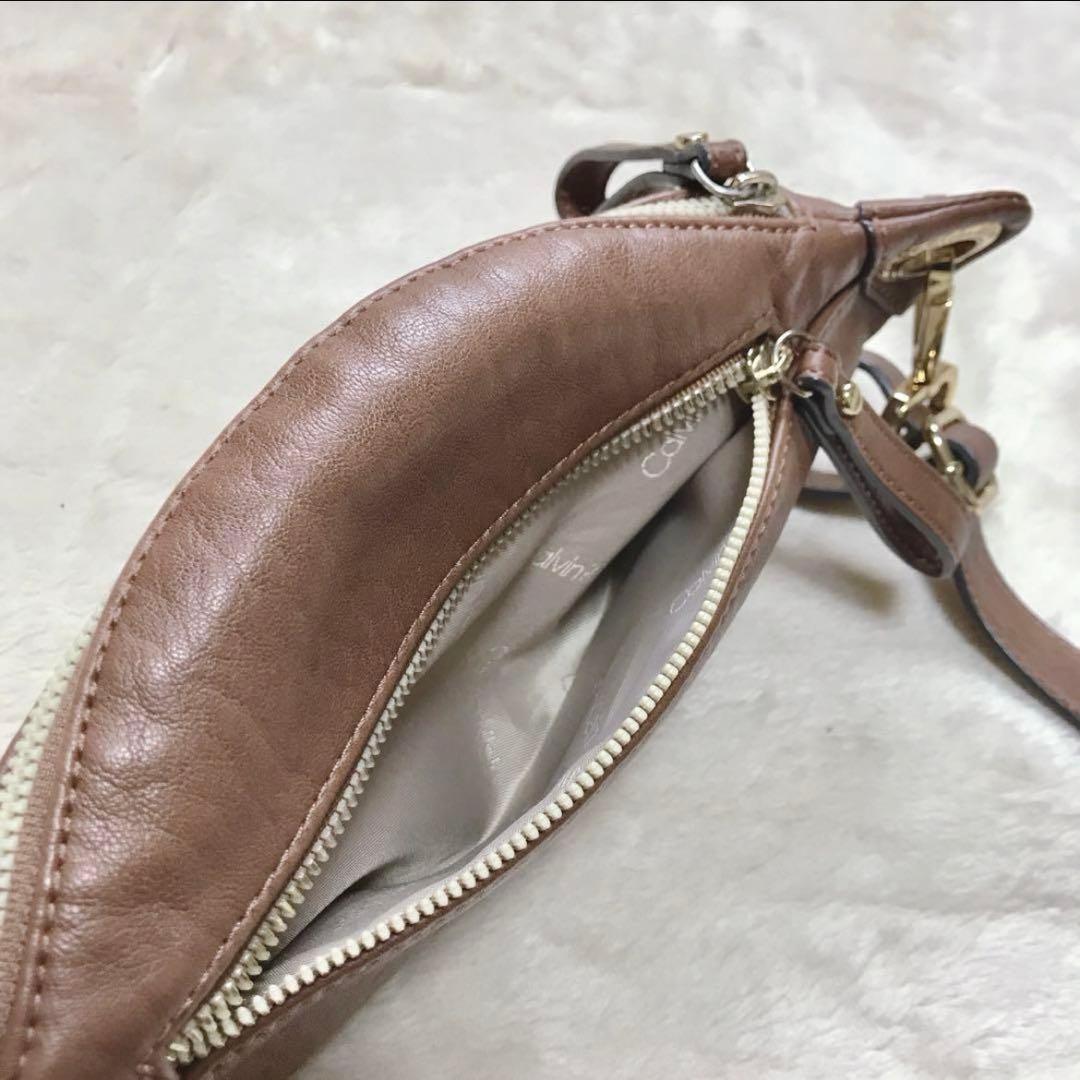 美品   オールレザー ウエストバッグ ボディバッグ