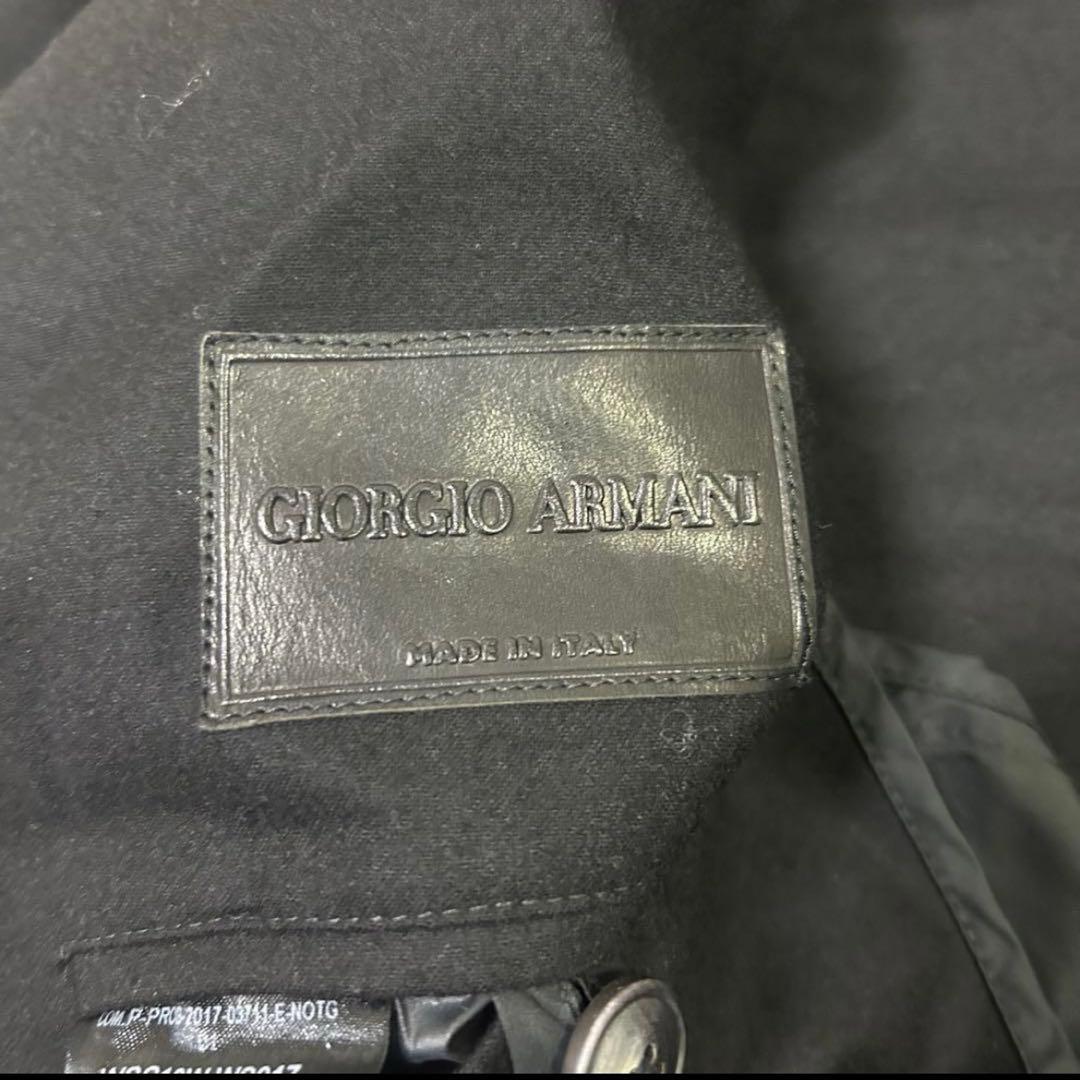 Giorgio Armani ブラック カシミア　ジャケット　48